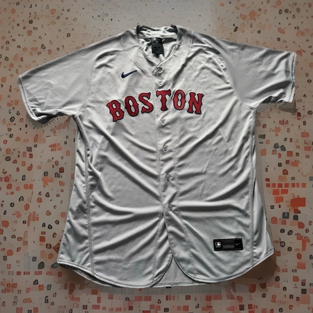 *New Nike Boston Red Sox Authentic Stitched Elite Baseball Jersey Men 52 2X $335